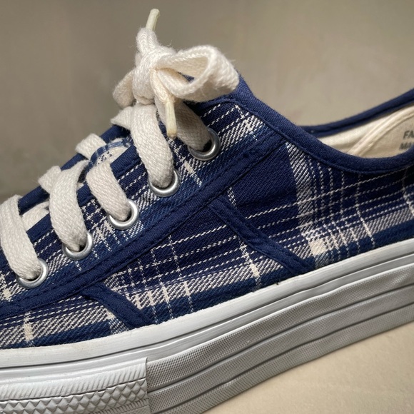 COASTERS PLAID PLATFORM SHOES - Picture 5 of 7